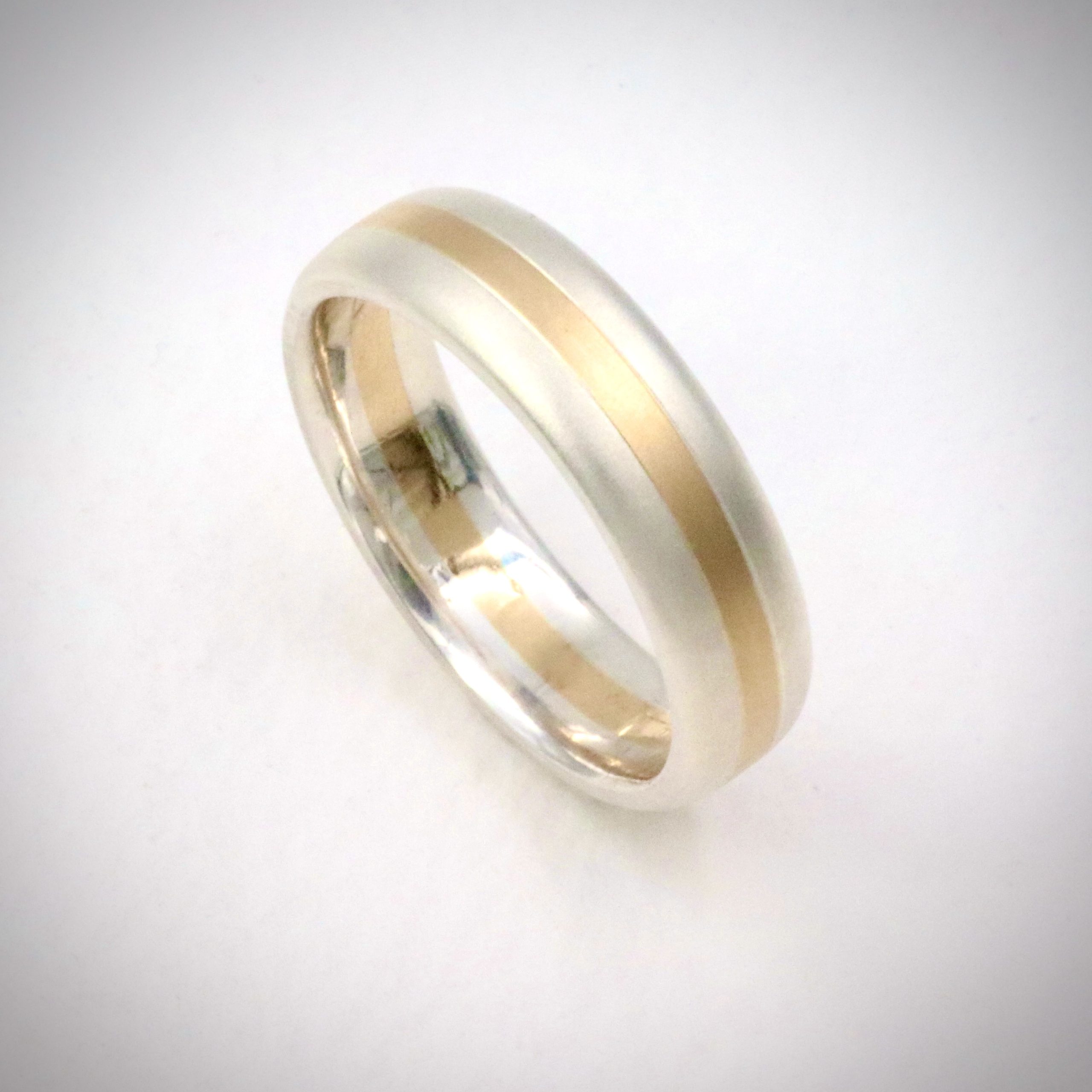 Gold and Silver Wedding Ring